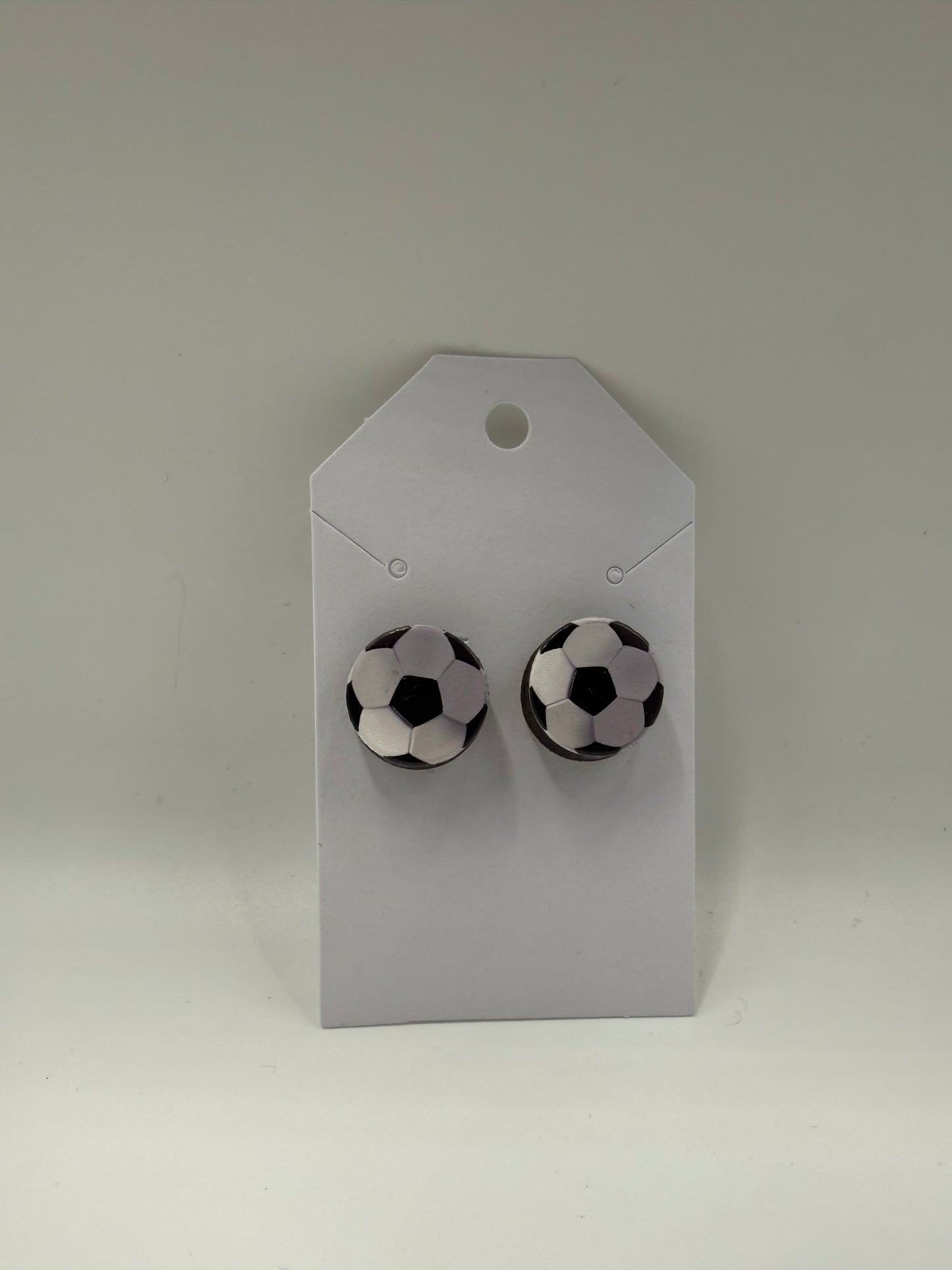 Black and White Soccer Studs for Players and Moms